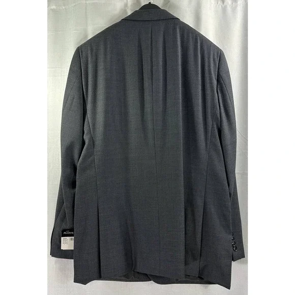 Jos. A. Bank 1905 Slim Fit Dark Grey 100% Wool Blazer Jacket Sport Coat 44L